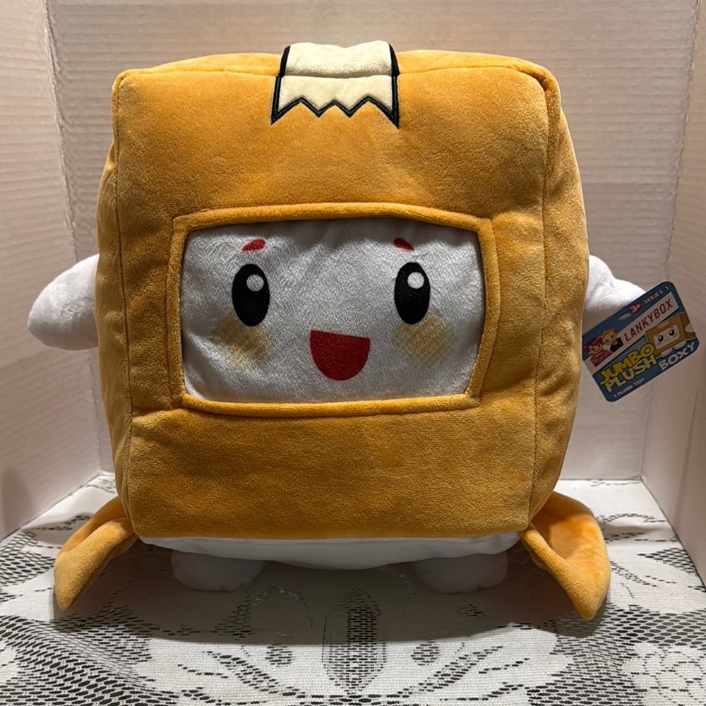 Lankybox Series 1 Jumbo Plush Soft Stuffed Boxy